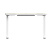 Стол с электроприводом двухмоторный AOKE HOME WOOD, цвет белый, береза