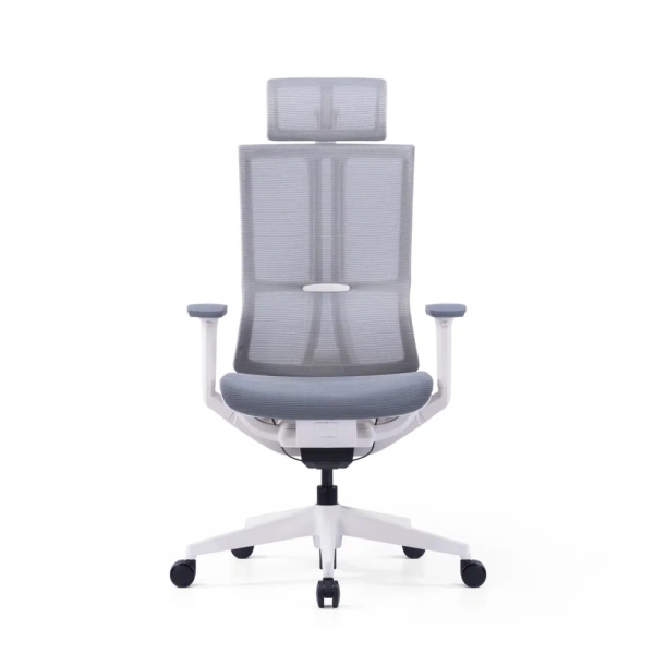 Кресло компьютерное SitZone E-303-001A-P1-WH, сетка, пластик, серый, -30%