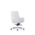 Кресло компьютерное SitZone CH-500B, кожа, алюминий, белый