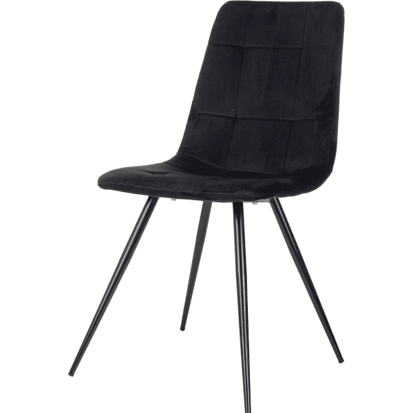 Стул Бюрократ "CH-K1_4", ткань, черный, металл, комплект 4 штуки