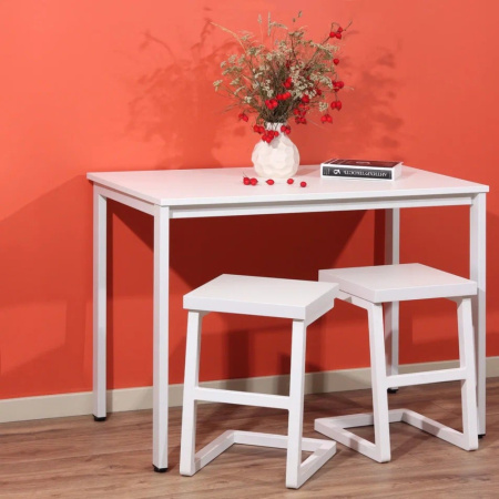 Стол Millwood Сеул, 1300х800 мм, белый Стол Millwood Сеул, 1300х800 мм, белый