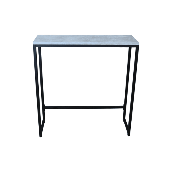 Стол консольный RION ALLERD, черный муар, Бетон