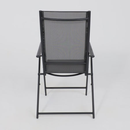 Кресло садовое AksHome CATANIA, ткань, серый, черный
