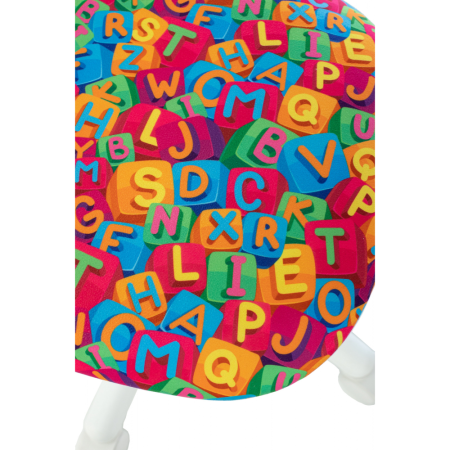 Детское компьютерное кресло Бюрократ CH-W299, мультиколор алфавит