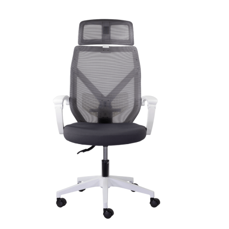 Компьютерное кресло UTFC Астон М-711, пластик, ткань, темно-серый 