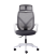 Компьютерное кресло UTFC Астон М-711, пластик, ткань, темно-серый 