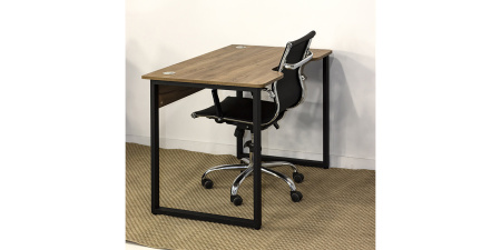 Стол компьютерный геймерский Лофт Гонконг, черный, табачный крафт Стол компьютерный геймерский Лофт Гонконг, черный, табачный крафт