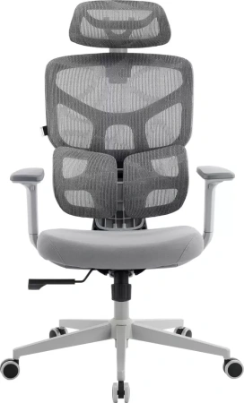 Кресло эргономичное EVERPROF Omega, Grey сетка, серый, металл, корпус серый