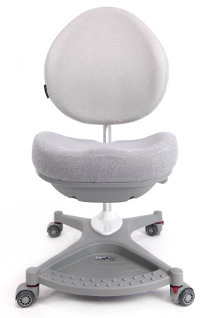 Кресло детское SingBee Cobee 138, ткань, серый, пластик, корпус серый, подставка для ног, с чехлом серым