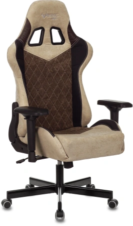 Игровое компьютерное кресло Zombie VIKING 7 KNIGHT Fabric, коричневый