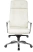 Кресло компьютерное Бюрократ DAO, кожа, белый