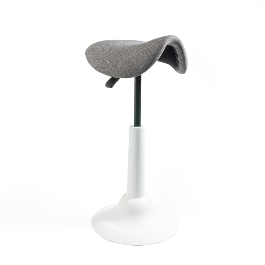 Стул для активного сиденья Chair Meister Saddle, белый каркас, серый