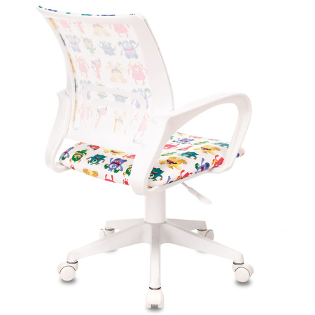 Детское компьютерное кресло Бюрократ BUROKIDS 1 W, монстры