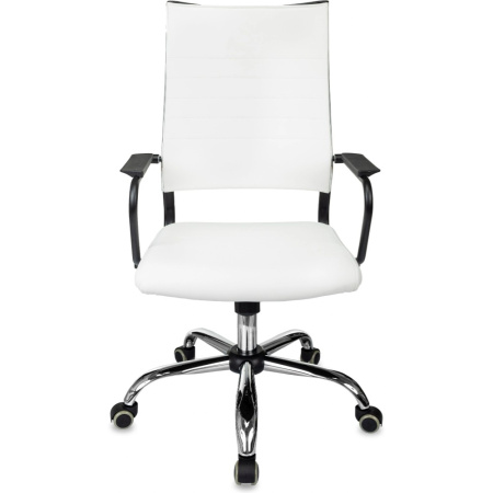Кресло компьютерное Бюрократ CH BALANCE SL Line, экокожа, белый