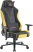 Кресло игровое EVERPROF Rapid, экокожа, черный, желтый, крестов. металл