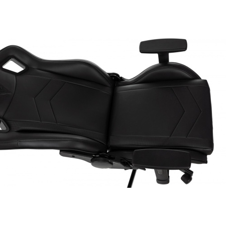 Кресло игровое Бюрократ Knight Gladiator, экокожа, металл, черный Кресло игровое Бюрократ Knight Gladiator, экокожа, металл, черный