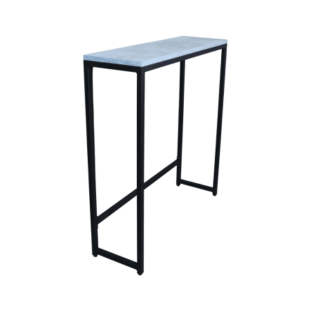 Стол консольный RION ALLERD, черный муар, Бетон