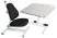 Стол Comf-Pro Coco Desk UR-83, 800х600х(540-755) мм, дуб белый