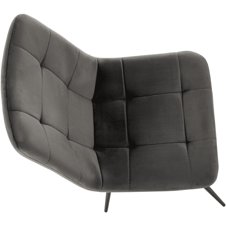 Стул Бюрократ "CH-K1_2", ткань, тёмно-серый, металл, комплект 2 штуки