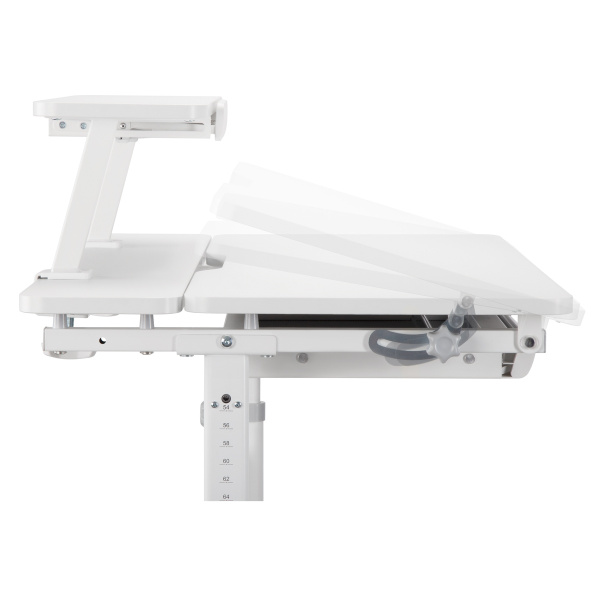 Стол Ergosmart E601S GREY, 900х600х(540-760) мм