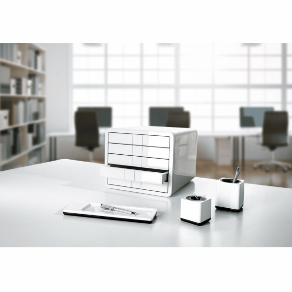 Блок из 5-и лотков закрытый Han iBox, белый