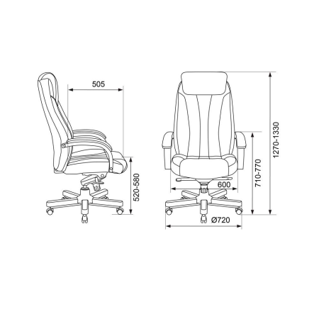 Кресло компьютерное Бюрократ T-9922WALNUT, светло-коричневый