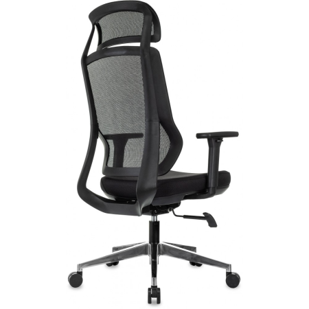 Кресло компьютерное Бюрократ MC-412N-H, сетка/ткань, черный