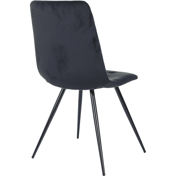 Стул Бюрократ "CH-K1_4", ткань, черный, металл, комплект 4 штуки