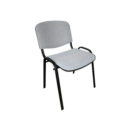 Стул офисный "Iso Black KNISA LIGHT GREY", ткань, металл, светло-серый