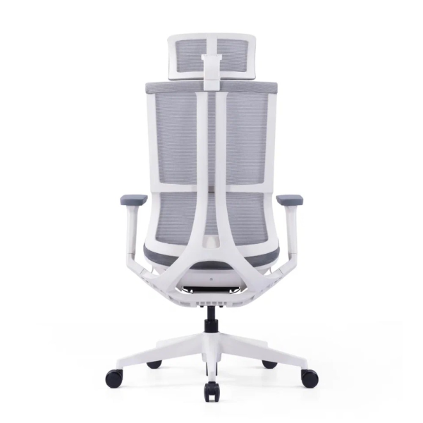Кресло компьютерное SitZone E-303-001A-P1-WH, сетка, пластик, серый, -30%