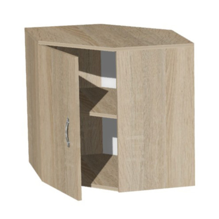 Стеллаж Макси М02.1 угловой, 632x632x750 мм, сонома Стеллаж Макси М02.1 угловой, 632x632x750 мм, сонома