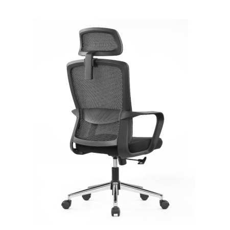 Кресло компьютерное SitZone U-060A, сетка, ткань, черный