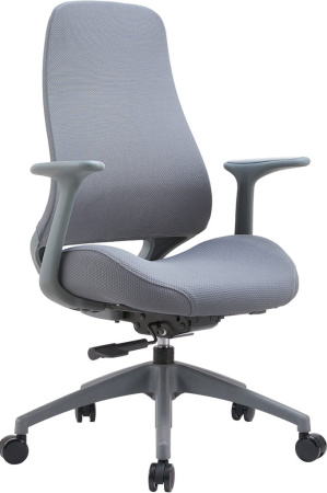 Кресло компьютерное EVERPROF Bug ткань, серый, крестов. пластик