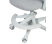 Кресло детское YOKA YC-2 Lenny, сетчатая ткань, серый, пластик, белый