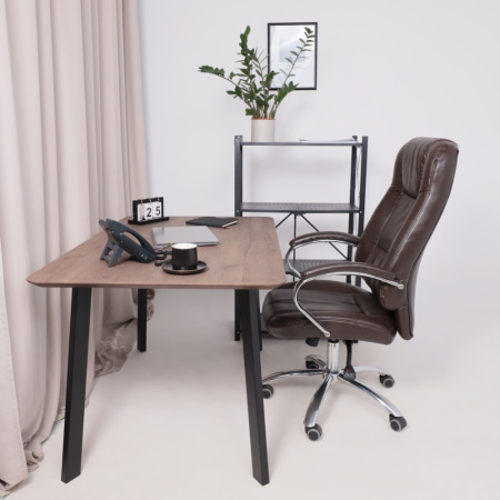 Кресло компьютерное AksHome KING A, темно-коричневый Кресло компьютерное AksHome KING A, темно-коричневый