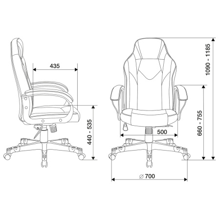 Игровое компьютерное кресло Zombie GAME 17, черный, красный