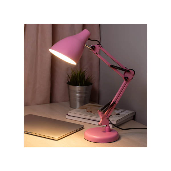 Светильник настольный Эра "N-123-E27-40W-P", розовый 