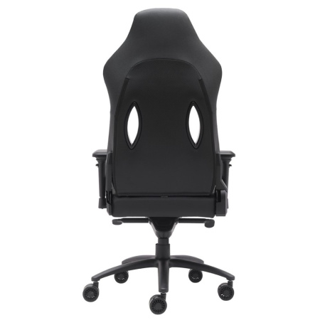 Игровое компьютерное кресло EVERPROF Jaguar, экокожа, металл, черный, белый