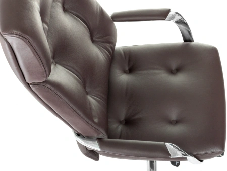 Кресло компьютерное Бюрократ DAO, кожа, коричневый Кресло компьютерное Бюрократ DAO, кожа, коричневый