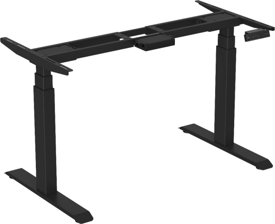 Каркас стола с электроприводом двухмоторный AOKE, Well Desk Uplift, черный (AK02YJYT-YZB3-M01.BK)