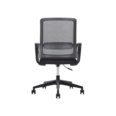 Кресло для персонала SitZone "U-0385 PL", ткань, пластик, черный