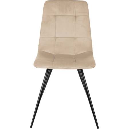 Стул Бюрократ "CH-K1_4", ткань, бежевый, металл, комплект 4 штуки