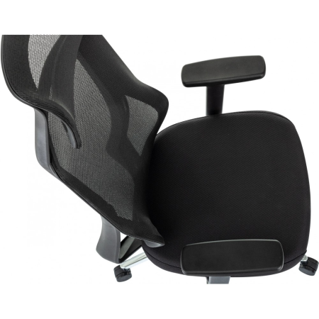 Кресло компьютерное Бюрократ MC-412N-H, сетка/ткань, черный