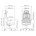 Кресло компьютерное SitZone CH-359A, сетка, ткань, черный