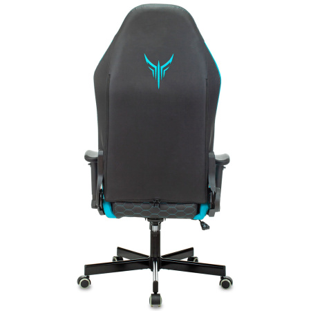Игровое компьютерное кресло Knight Neon, черный/голубой