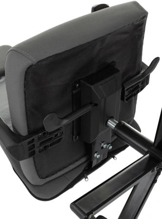 Кресло компьютерное Бюрократ T-995, ткань, сетка, серый, металл черный Кресло компьютерное Бюрократ T-995, ткань, сетка, серый, металл черный