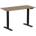 Стол с электроприводом WellDesk Prime, 1300x675х18 мм, черный, дуб денвер трюфель
