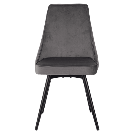 Стул Бюрократ "CH-K4_SP_2", ткань, темно-серый, металл, комплект 2 штуки, с поворотным механизмом