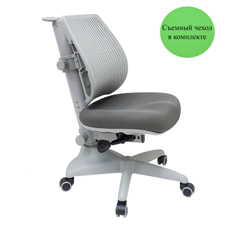 Кресло детское Comf-Pro UR-C3 SPEED ULTRA Chair, пластик, ткань, пластик, корпус серый, с чехлом салатовым, серый Кресло детское Comf-Pro UR-C3 SPEED ULTRA Chair, пластик, ткань, пластик, корпус серый, с чехлом салатовым, серый