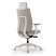 Кресло компьютерное SitZone CH-K55A-BS, ткань, бежевый, пластик, -30%